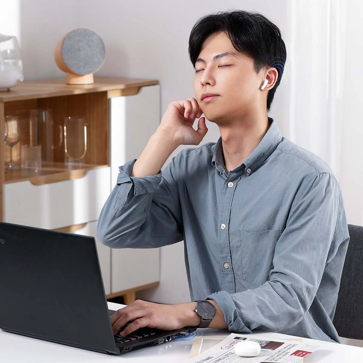 Kép 19/20 - Baseus BA04 mini Bluetooth adapter, USB vevőegység és transmitter, fekete