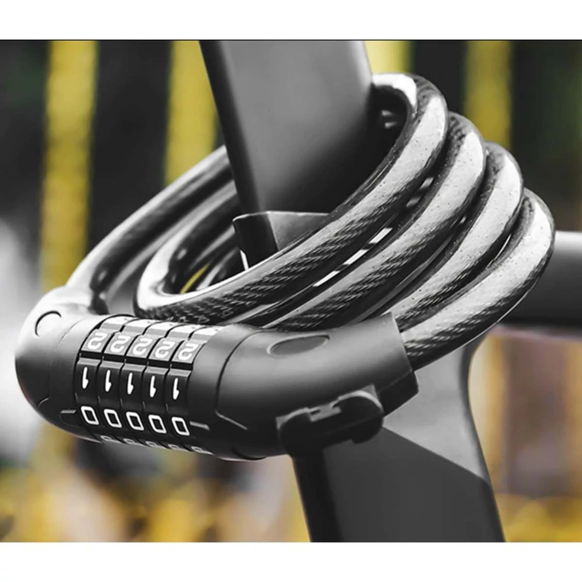 Kép 8/10 - Xiaomi Mi Electric Scooter Lock, elektromos roller zár számkóddal, fekete EU