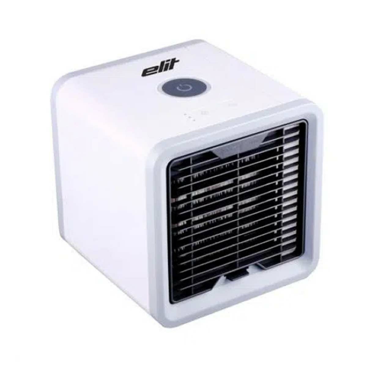 Kép 1/3 - Elit Air Cooler Mini AC-18 ventilátor, kompakt, erőteljes, ultra-halk működés, USB töltő, fehér EU