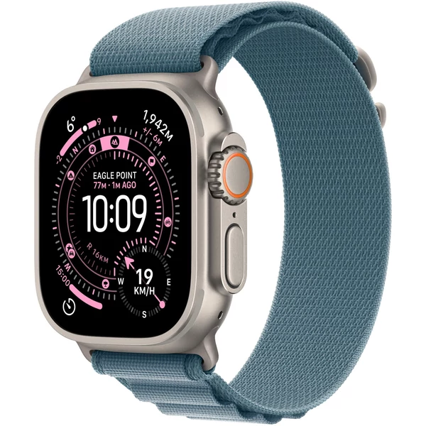 Apple Watch Ultra 3 (2025) GPS + Cellular 5G 49mm fekete titántok, fekete-hamuszürke terep pánt (S/M Apple Watch Ultra 3 (2025) GPS + Cellular 5G 49mm fekete titántok, fekete-hamuszürke terep pánt (S/M