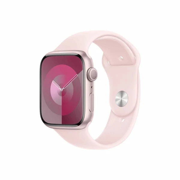 Apple Watch Series 9 GPS 41mm rózsaszín aumínium tok, rózsaszín sport szíj S/M EU MR9G3