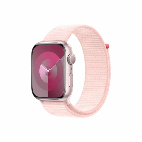 Apple Watch Series 9 GPS 41mm rózsaszín aumínium tok, rózsaszín sport pánt EU MR9J3