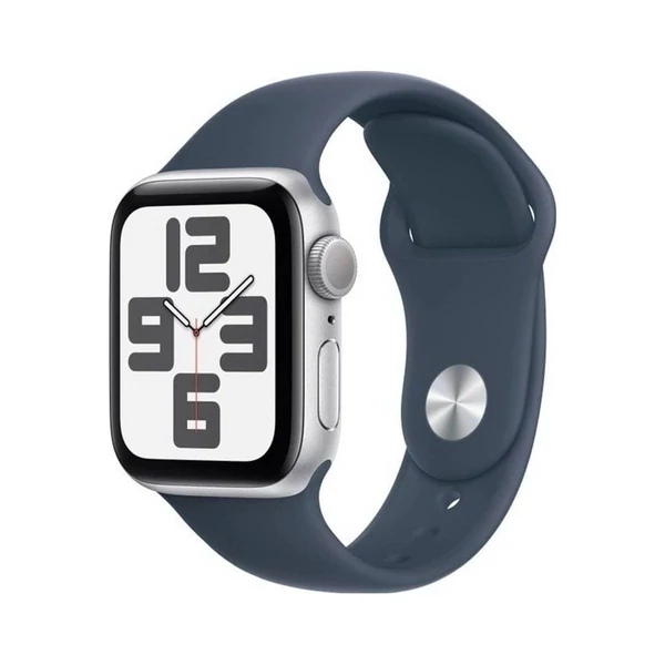 Apple Watch Series 10 GPS 46mm ezüst aumínium tok, farmer sport szíj S/M EU MWWM3