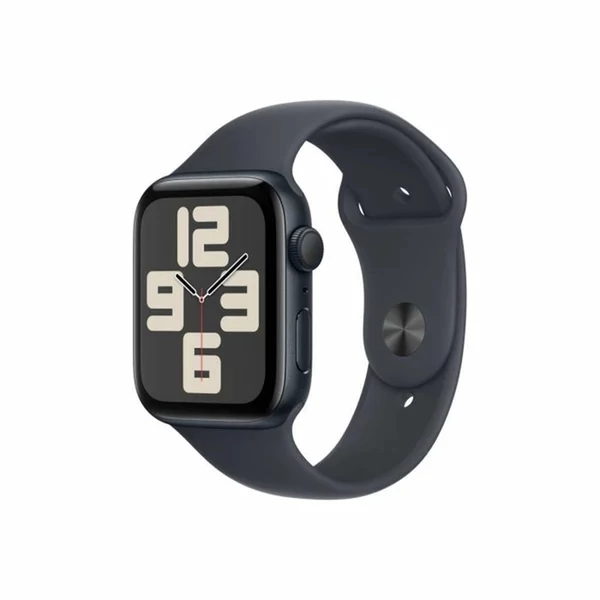 Apple Watch SE (2024) GPS 40mm éjfekete alumínium tok, éjfekete sport szíj S/M EU MXE73