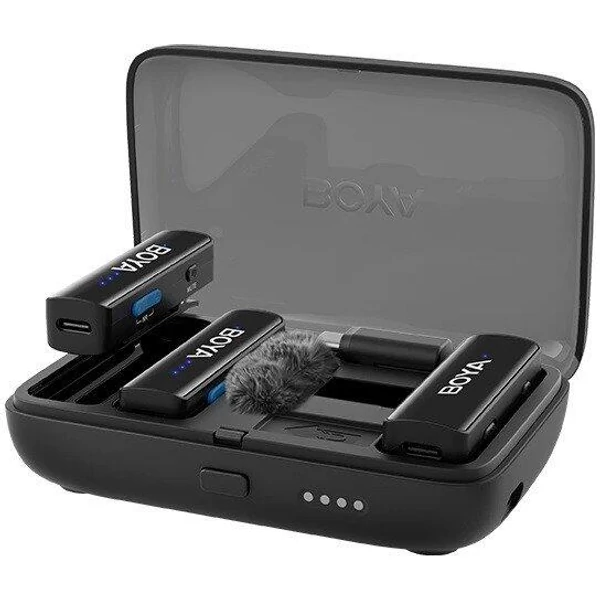 BOYA Magic-05 vezeték nélküli mikrofon, fekete