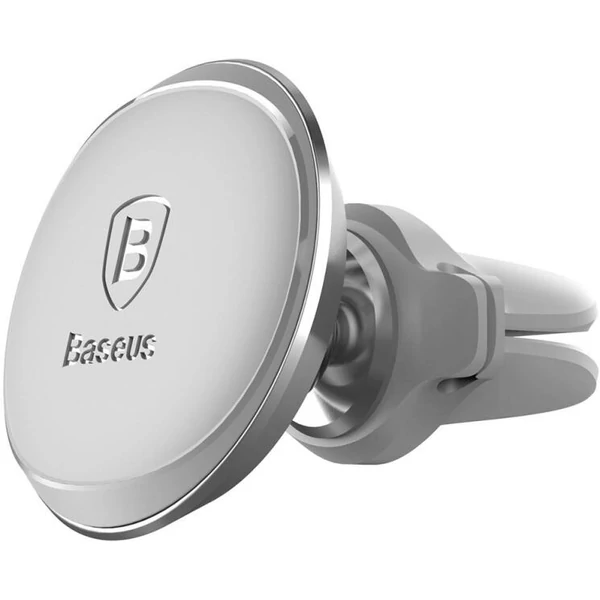 Baseus autós tartó, Air Vent, mágneses, szellőzőrácsra, ezüst (C40141201S13-00)