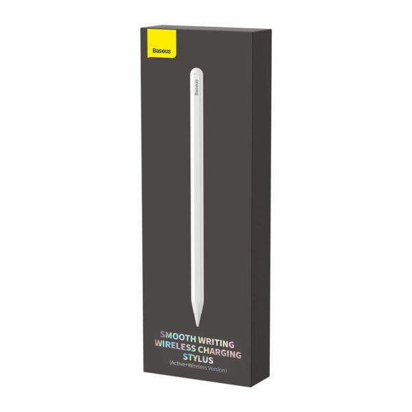 Baseus Stylus Pen érintőceruza vezeték nélküli töltéssel (LED töltöttségjelző) + cserélhető heggyel iPad-hez, fehér (SXBC020102)