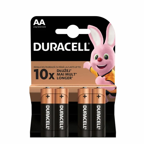 DURACELL elem (AA) Basic LR6 Alkáli (4 db/ csomag) 1.5V