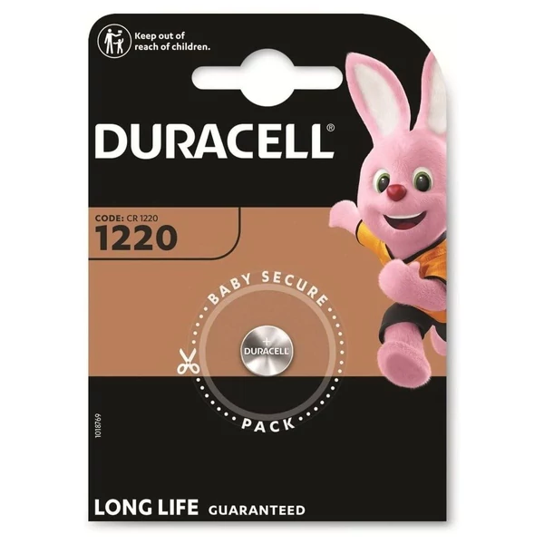 DURACELL (CR1220) Lithium gombelem (1 db/ csomag) 3V