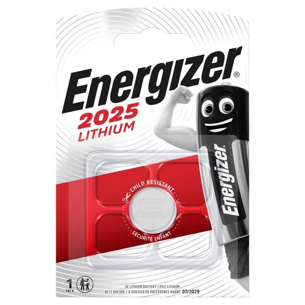 Energizer (CR2025) Lithium gombelem (1 db/ csomag) 3V