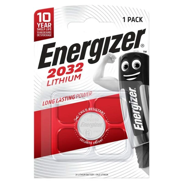 Energizer (CR2032) lítium gombelem (1 elem/ csomag) 3V