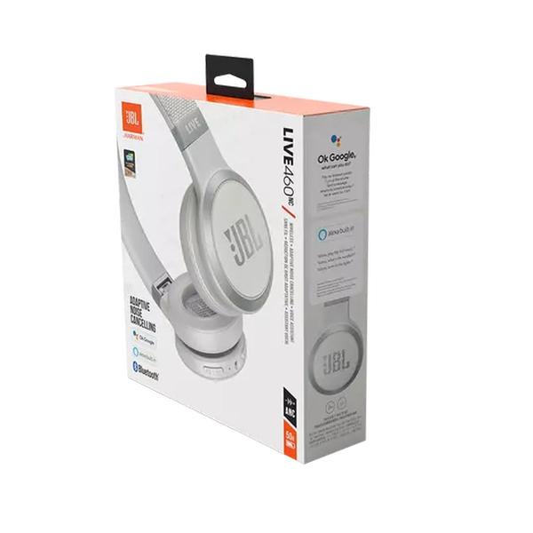 JBL Live 460NC vezeték nélküli fejhallgató zajszűréssel, fehér EU