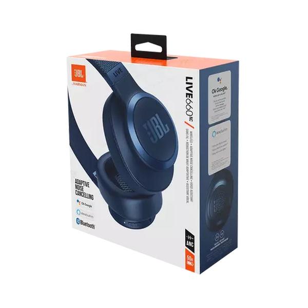 JBL Live 660NC vezeték nélküli fejhallgató, kék EU