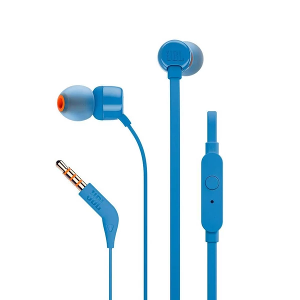 JBL Tune 110 In-Ear fülhallgató, kék EU