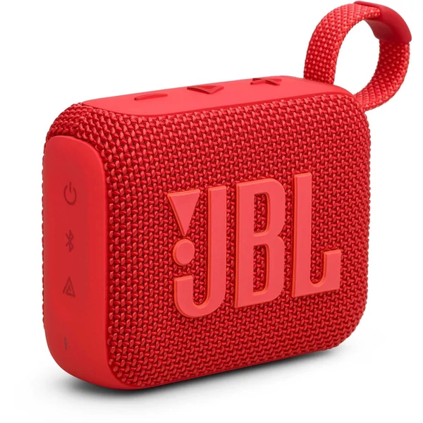 JBL Go 4 Hordozható Bluetooth Hangszóró, piros EU