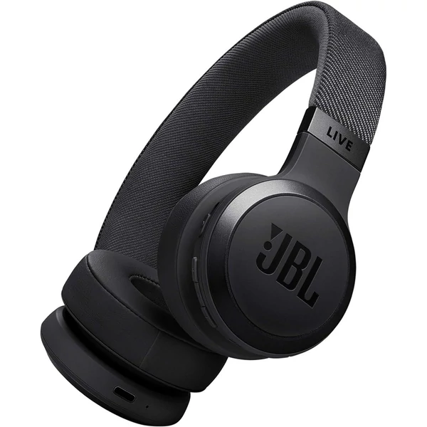 JBL Live 670NC Bluetooth vezeték nélküli fejhallgató, fekete EU