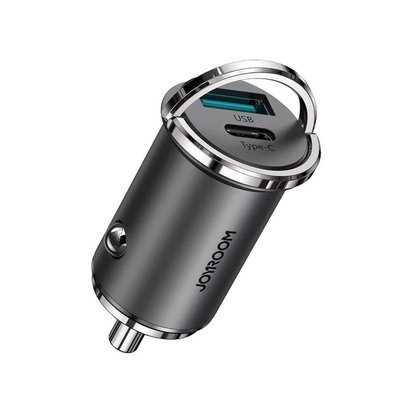 Joyroom autós töltő C+U, 12V/24V, 45W, fekete (C-A35)