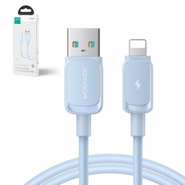 Joyroom USB - Lightning adatkábel, 2.4A, 480Mb/s, 1.2m kék (S-AL012A14)