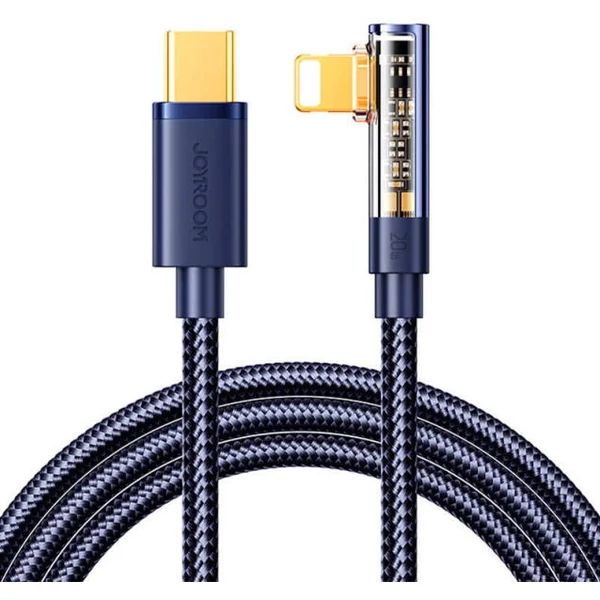Joyroom Lightning - Type-C Gaming kábel 20W, 480mb/s, 1.2m, kék (S-CL020A6)