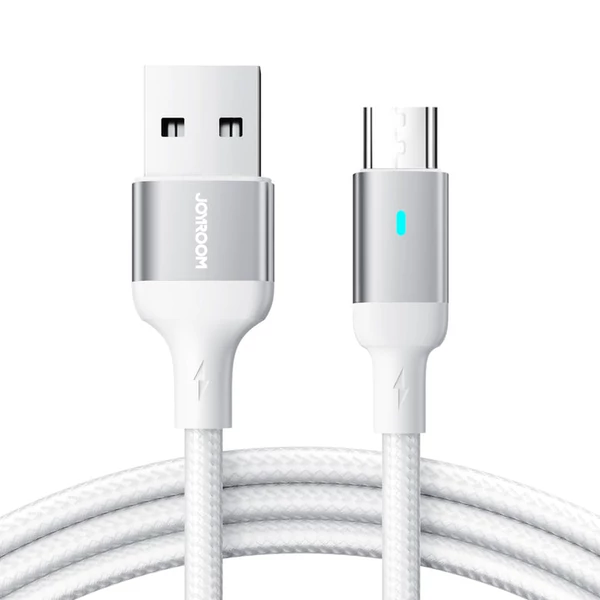 Joyroom Premium Series USB - Micro USB kábel 2,4A, 2m, fehér (S-UM018A13)