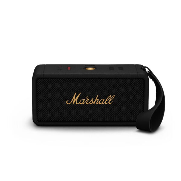 Marshall Middleton hordozható Bluetooth hangszóró, fekete EU