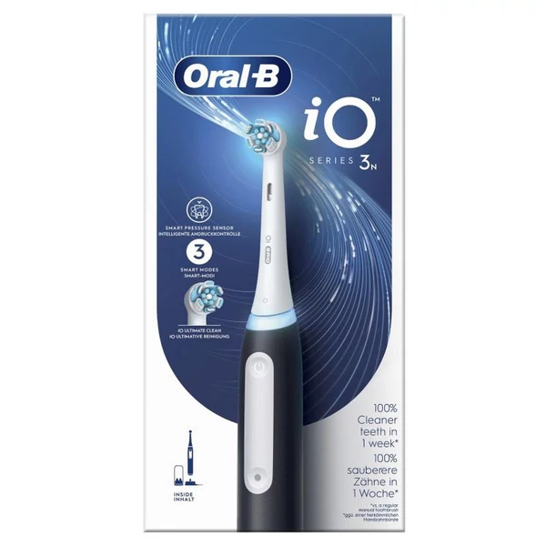 Oral-B iO Series 3 elektromos fogkefe, matt fekete EU