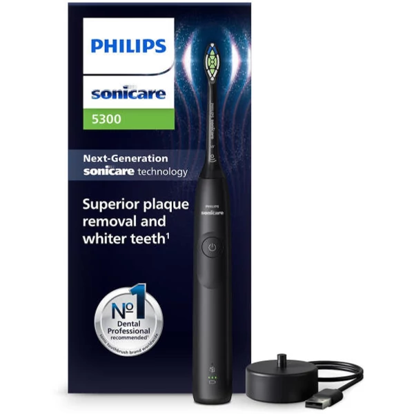 Philips Sonicare 5300 Series szónikus elektromos fogkefe HX7101/01 fekete EU