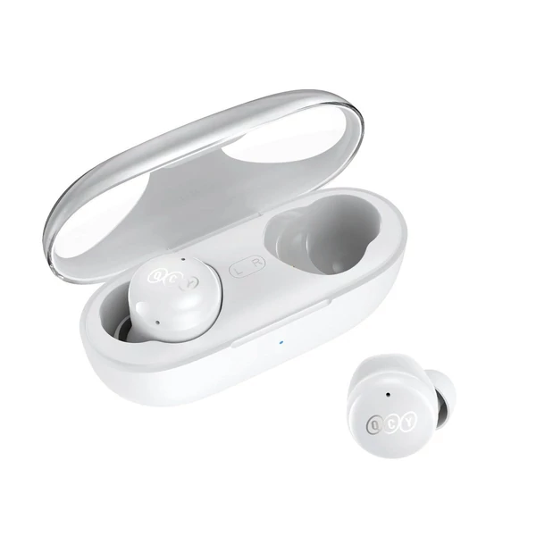 QCY T17s Bluetooth Earbuds fülhallgató, TWS, BT 5.2, fehér EU