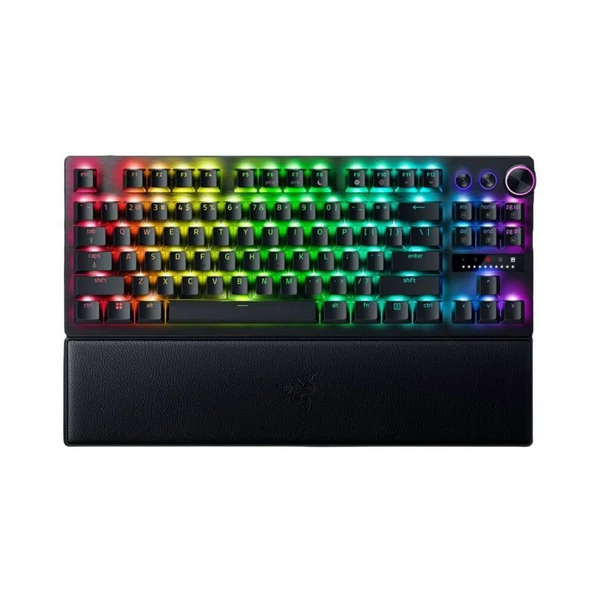 Razer Huntsman V3 Pro (QWERTY) Tenkeyless RGB billentyűzet, fekete EU (RZ03-04980100-R3M1)