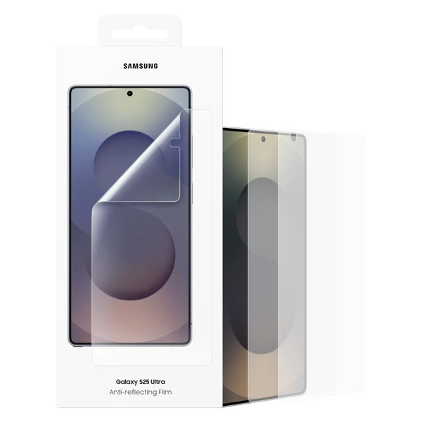 Galaxy S25 Ultra visszatükröződést gátló kijelzővédő fólia, átlátszó (EF-US938CTEGWW)
