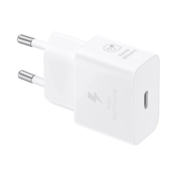 Samsung Travel Charger 25W EP-T2510N PD 3.0 töltőfej, kábel nélkül, fehér EU (EP-T2510NWEGEU)