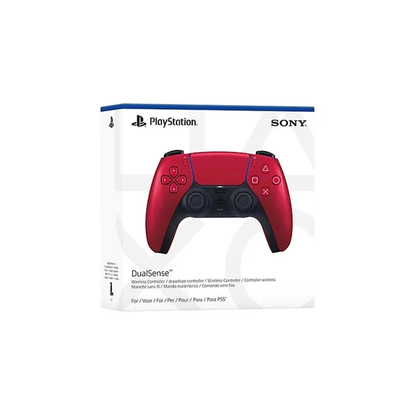 Sony PS5 Dualsense vezeték nélküli kontroller (OEM), (Volcanic Red) piros EU