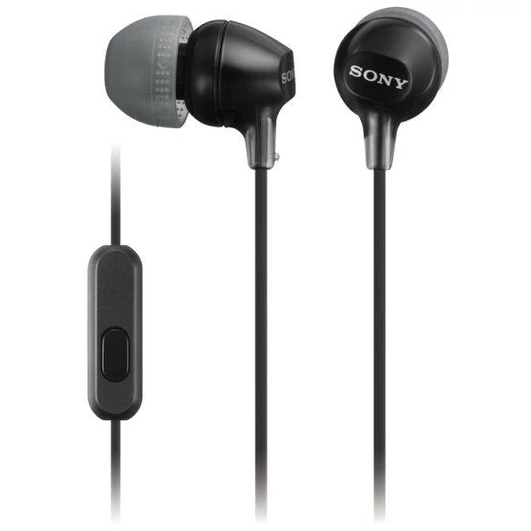 Sony MDR-EX15AP fülhallgató, fekete EU