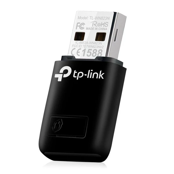 TP-LINK USB Wi-Fi Adapter, fekete EU TL-WN823N