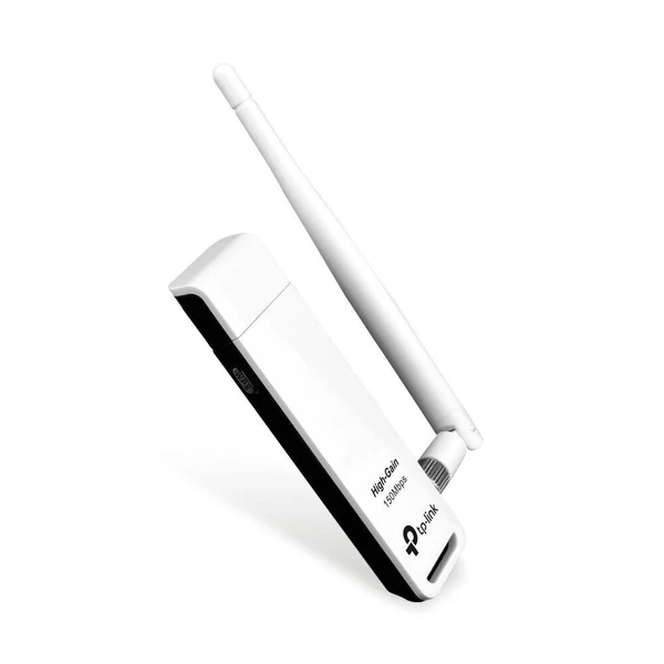 TP-LINK vezeték nélküli USB adapter, fehér EU TL-WN722N