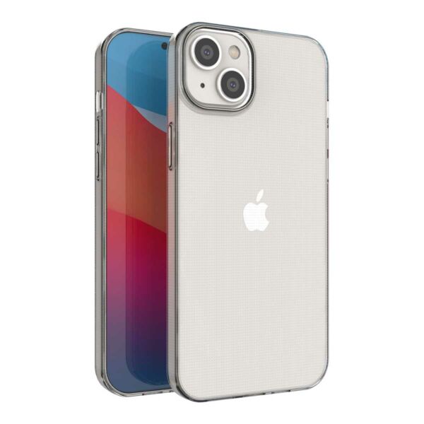 NoName - iPhone 14 Plus Ultra Clear Gel átlátszó szilikon tok  0.5 mm vékony