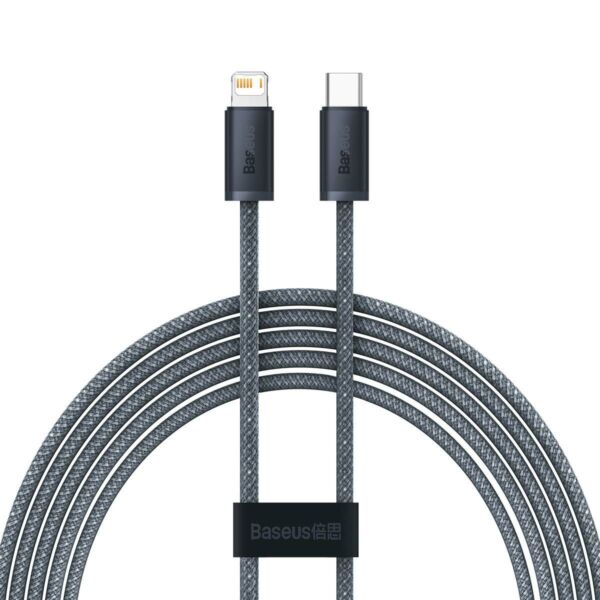 Baseus Dynamic Series USB-C - Lightning kábel, 20W, 2m, szürke (CALD000116)