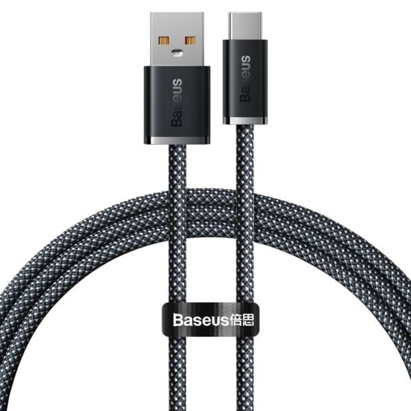Baseus Dynamic Series USB - USB-C adat- és töltőkábel, 100W, 1m, szürke (CALD000616)