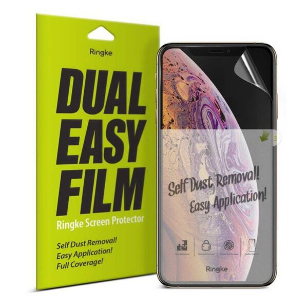 Ringke iPhone X/XS/11 Pro Dual Easy Film kijelzővédő fólia  (2db/csomag)