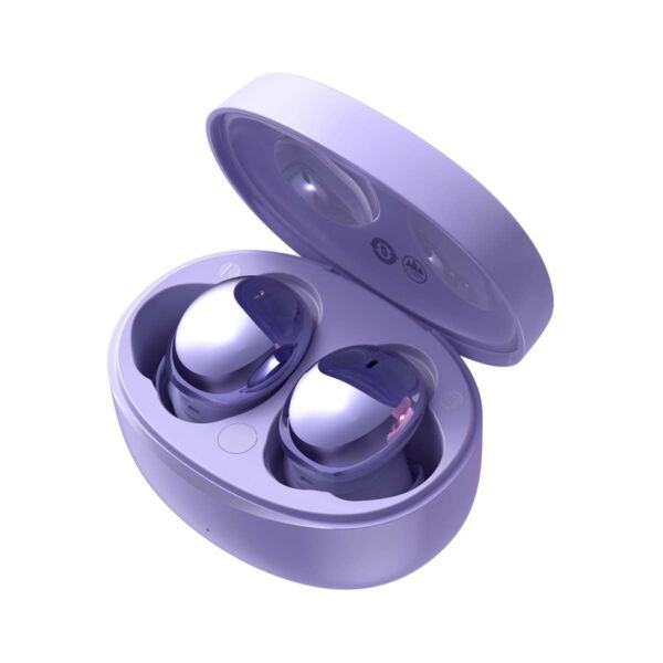 Baseus Bowie E2 Bluetooth vezeték nélküli fülhallgató, BT 5.2, TWS, IP55, lila (NGTW090005)