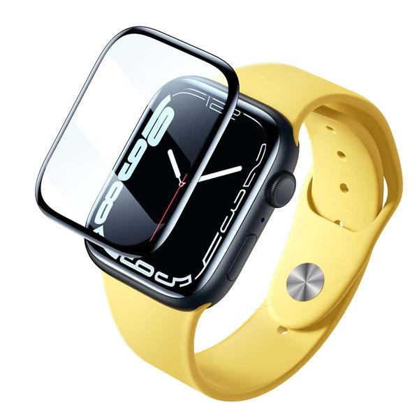 Baseus iWatch 0.2 mm, teljes felületű edzett üvegfólia, 41 mm (7), fekete (SGWJ010601)