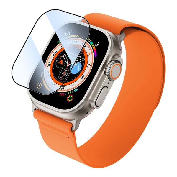 Baseus iWatch 0.2 mm-es edzett üvegfólia Watch Ultra-hoz 49mm, átlátszó (SGWJ030002)