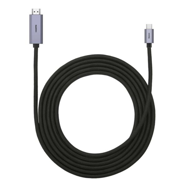 Baseus High Definition Series USB-C - HDMI 2.0 kábel, 4K, 60Hz, 3m, fekete (WKGQ010201)