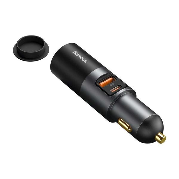 Baseus Share Together autós töltő U+C, PPS, PD3.0, QC4.0+, SCP, 120W, szürke (CCBT-C0G)