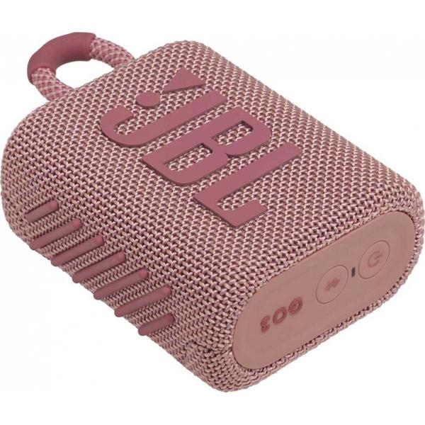 JBL Go 3 vezeték nélküli Bluetooth hangszóró, pink EU