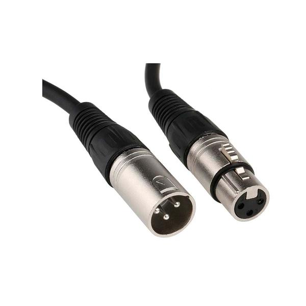 BOYA mikrofon kábel, XLR M - XLR F, 5m-es, fekete EU