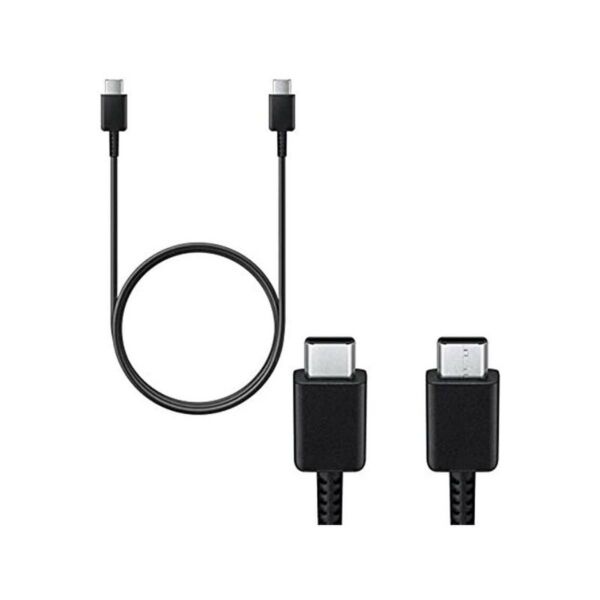 Samsung USB Type-C - Type-C adat és töltőkábel, 3A, 1m, fekete (EP-DA705BBEGWW)