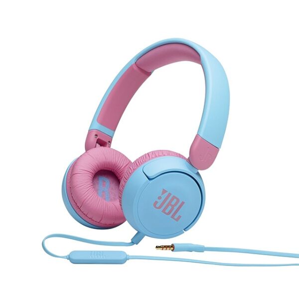 JBL JR310 On-Ear vezetékes fejhallgató gyerekeknek, kék EU