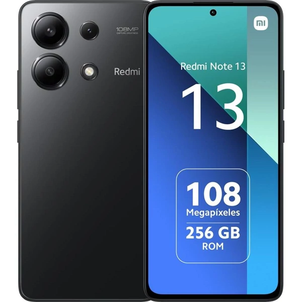 Xiaomi Redmi Note 13 4G Dual SIM 8GB RAM 256GB, éjfekete EU