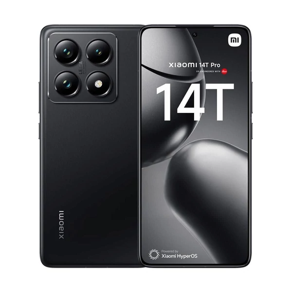 Xiaomi 14T Pro 5G Dual SIM 12GB RAM 512GB, fekete EU Xiaomi 14T Pro 5G Dual SIM 12GB RAM 512GB, fekete EU
